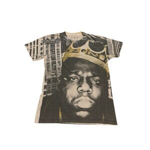 Brooklyn Mint Notorious BIG Biggie Graphic Shirt‎ White Size Small Vintage